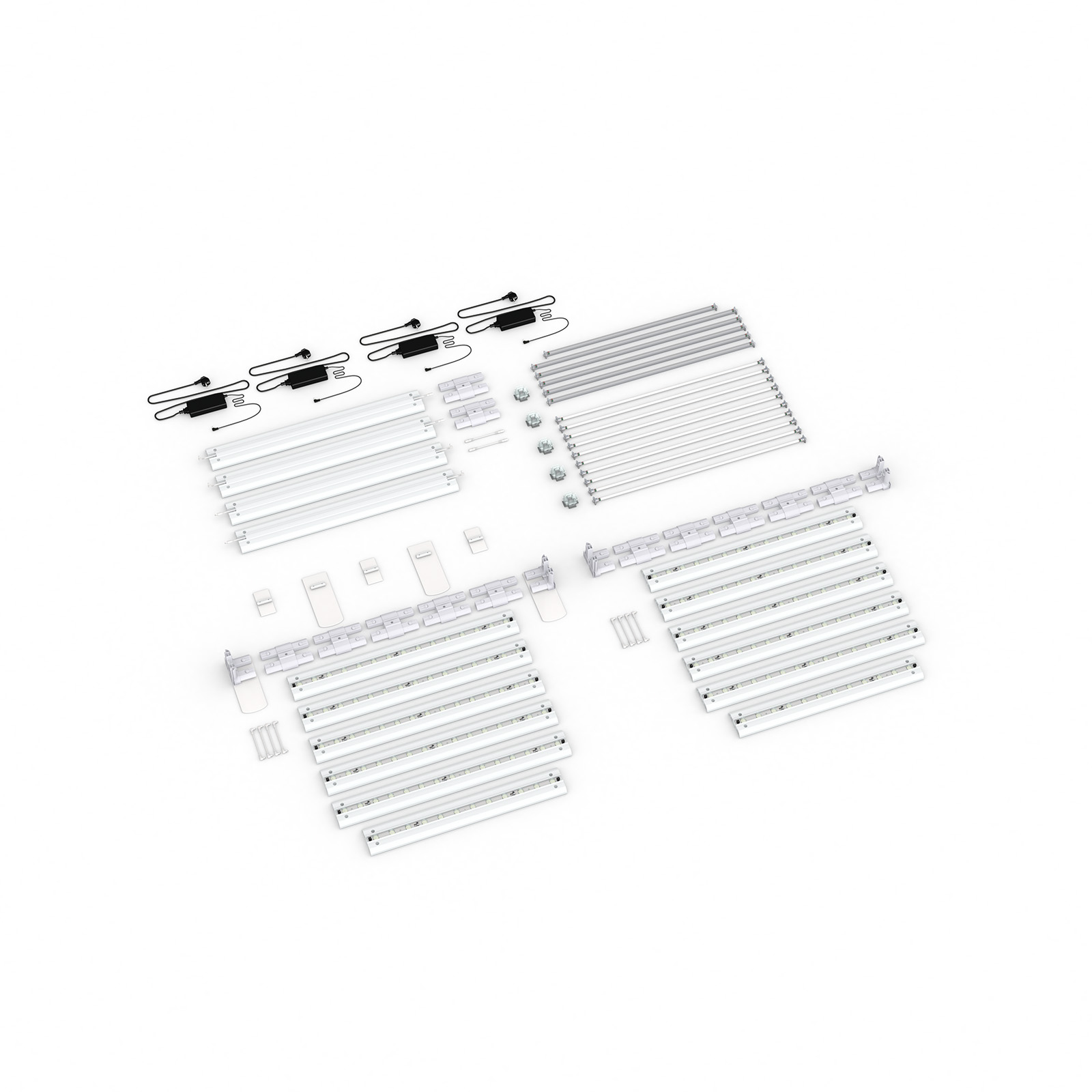 Scope of delivery: Adjacent variant, system width 585 cm, system height 200 cm