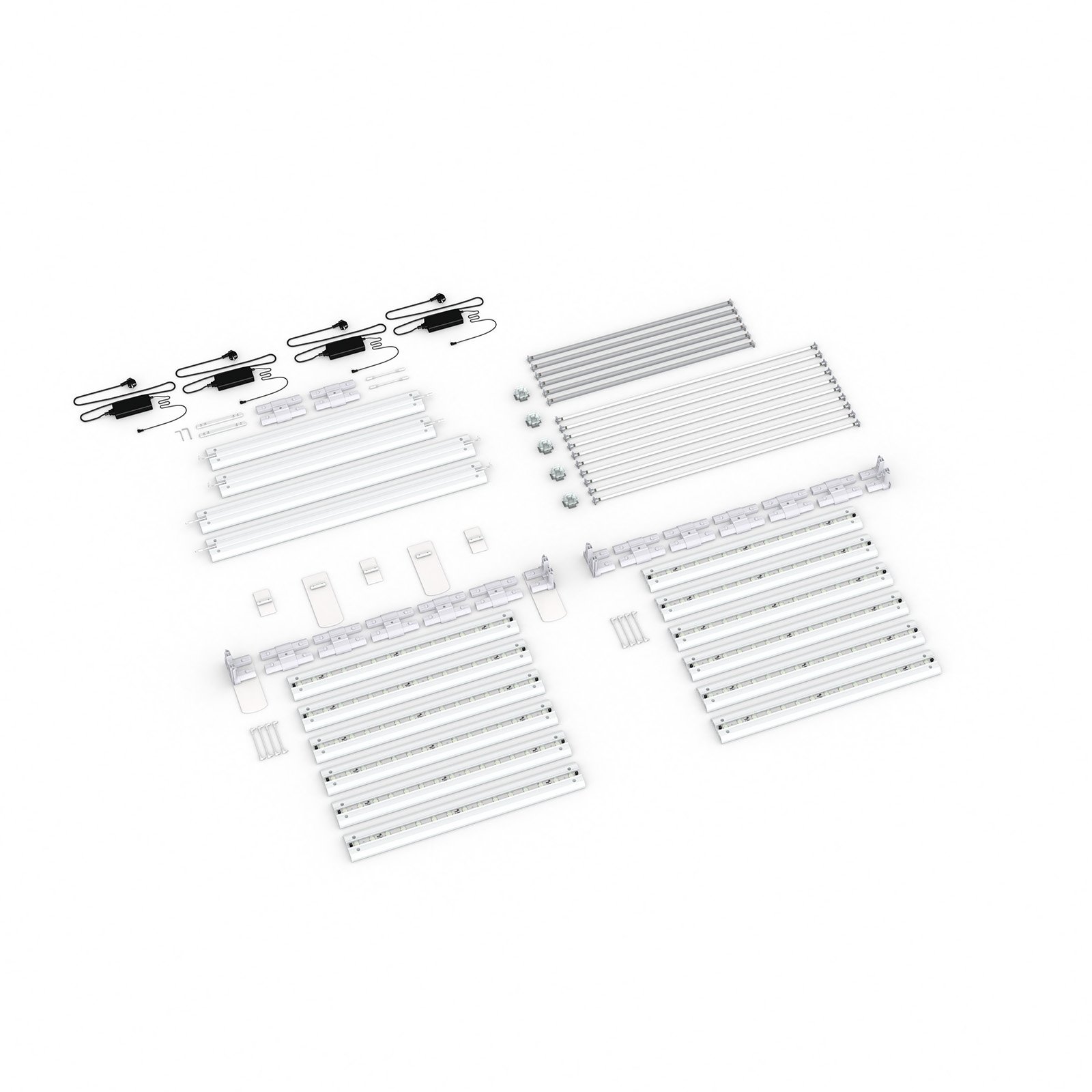 Scope of delivery: Adjacent variant, system width 600 cm, system height 225 cm