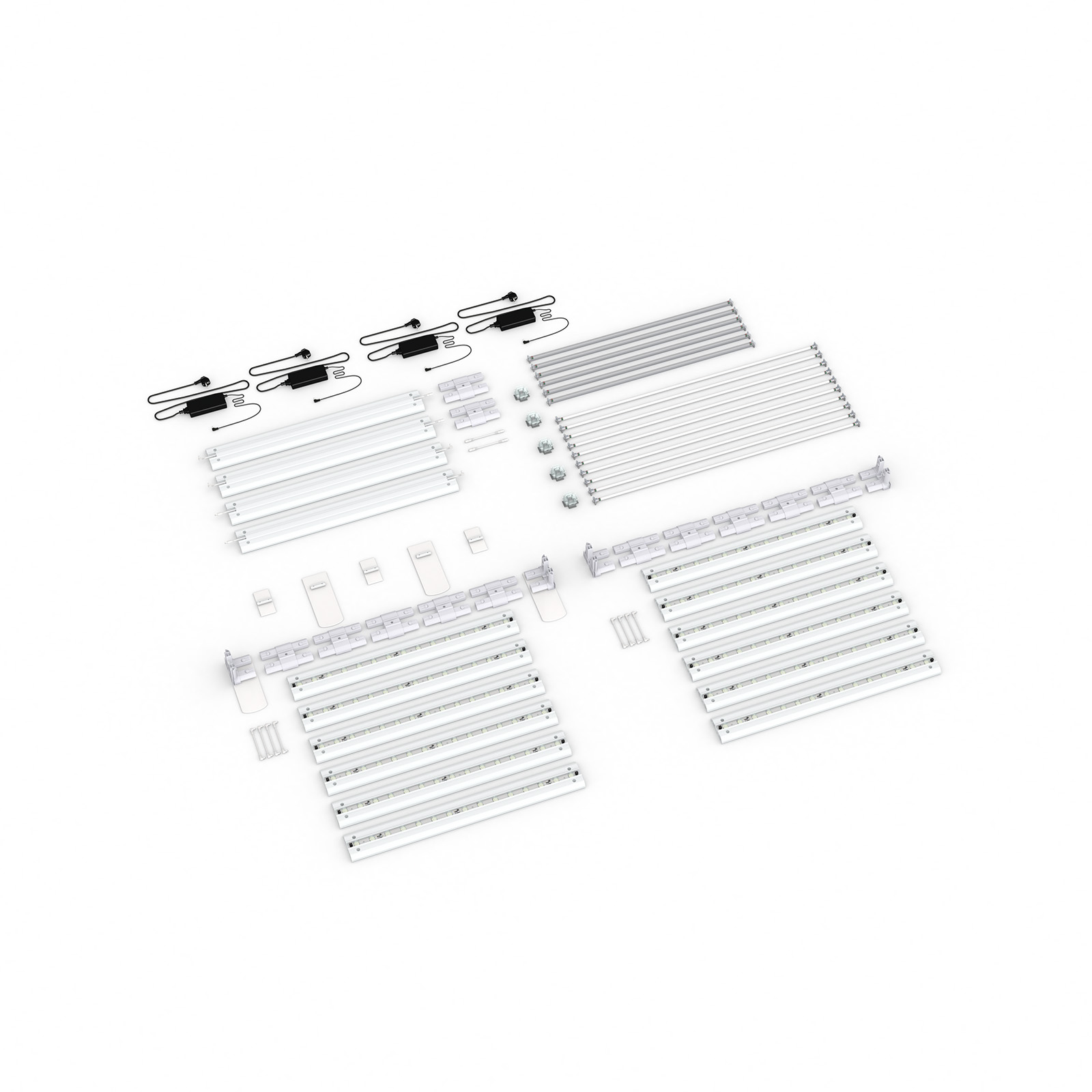 Scope of delivery: Adjacent variant, system width 600 cm, system height 200 cm