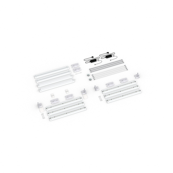 Scope of delivery: Adjacent variant, system width 300 cm, system height 200 cm
