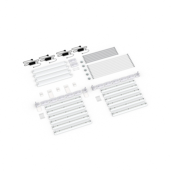 Scope of delivery: Adjacent variant, system width 600 cm, system height 200 cm