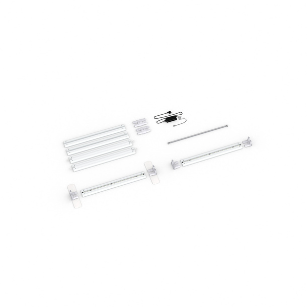Scope of delivery: freestanding version, system width 100 cm, system height 200 cm