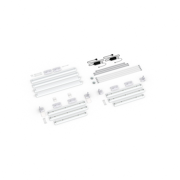 Scope of delivery: Adjacent configuration, system width 285 cm, system height 250 cm
