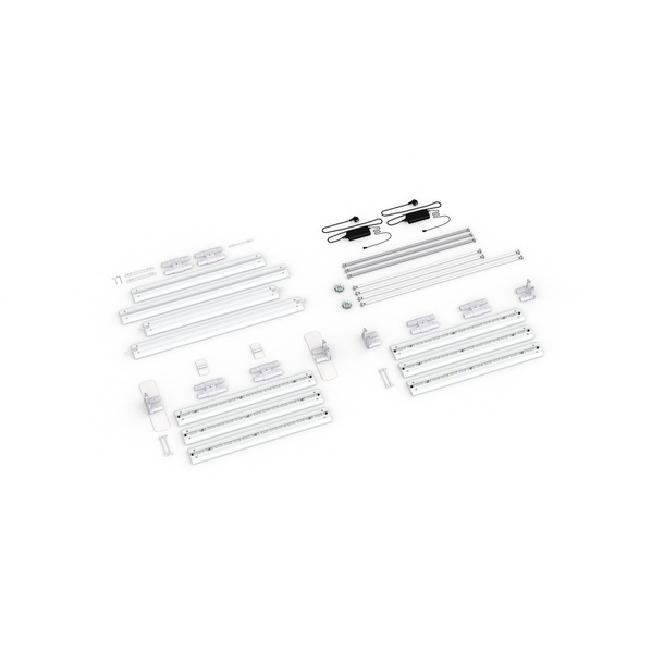 Scope of delivery: freestanding version, system width 300 cm, system height 225 cm