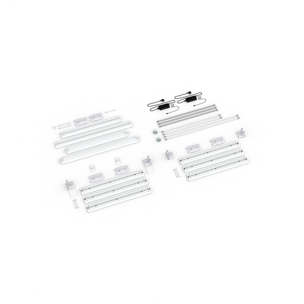 Scope of delivery: Adjacent variant, system width 300 cm, system height 225 cm