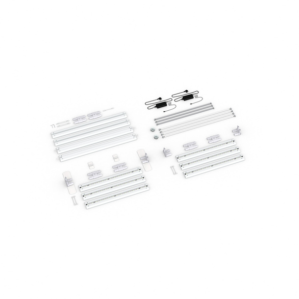 Scope of delivery: freestanding version, system width 300 cm, system height 250 cm