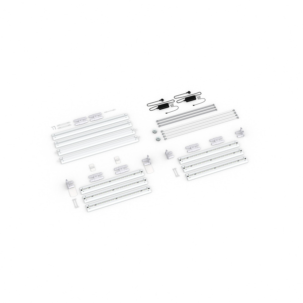 Scope of delivery: Adjacent variant, system width 300 cm, system height 250 cm
