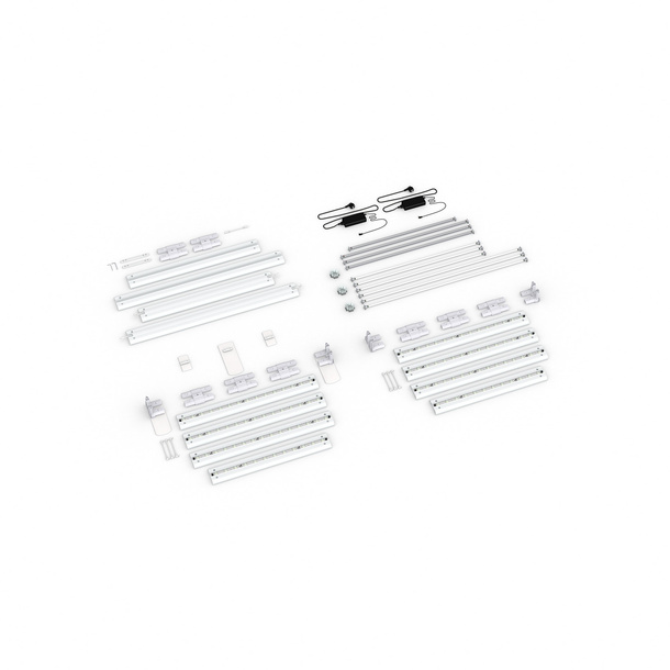 Scope of delivery: Adjacent configuration, system width 385 cm, system height 225 cm