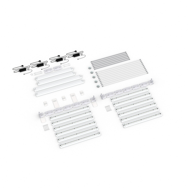 Scope of delivery: Adjacent variant, system width 600 cm, system height 225 cm