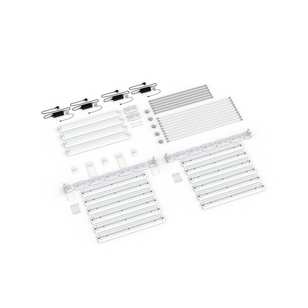Scope of delivery: Adjacent variant, system width 600 cm, system height 200 cm