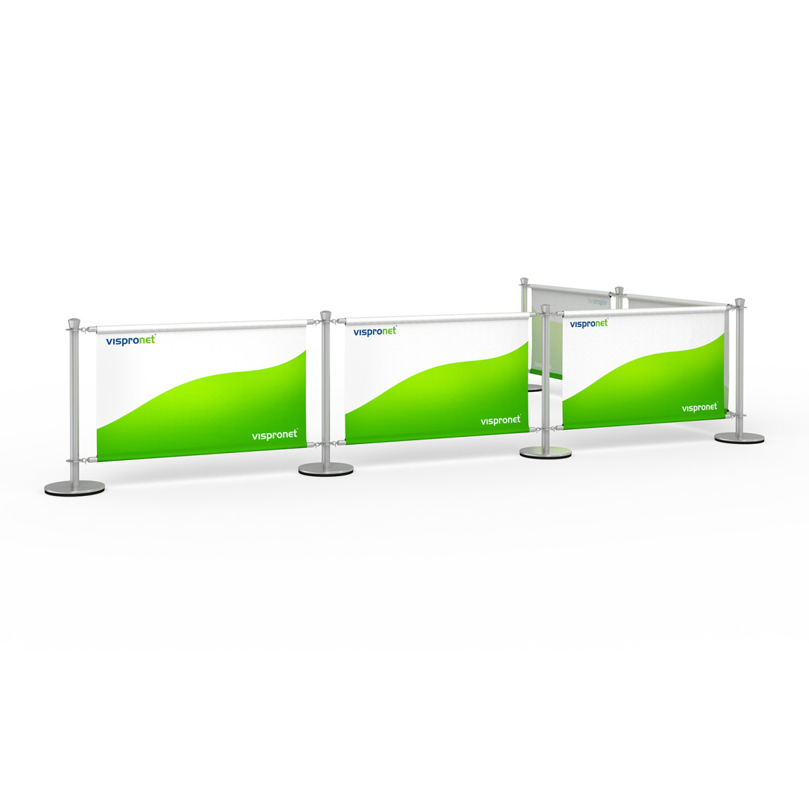 Cafe Banner, L-Shaped Configuration