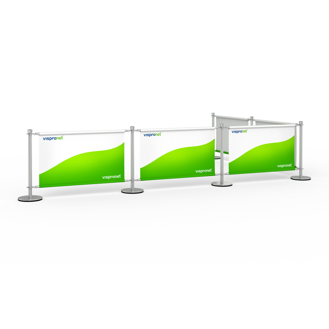 Cafe Banner, L-Shaped Configuration