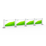 Café Banner, Stellvariante gerade