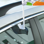 Car Flags / Car Flag, Attachment to the Car Window