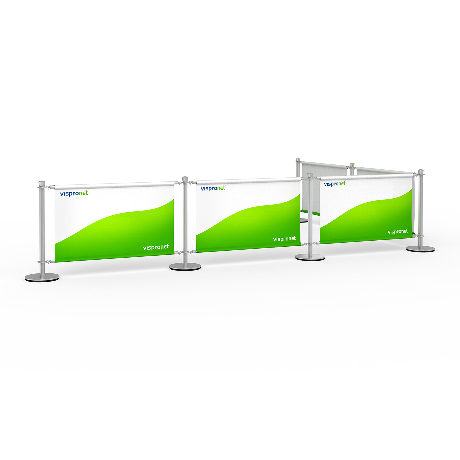 Cafe Banner, L-Shaped Configuration