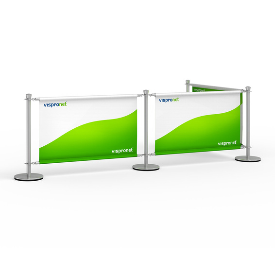 Cafe Banner, L-Shaped Configuration