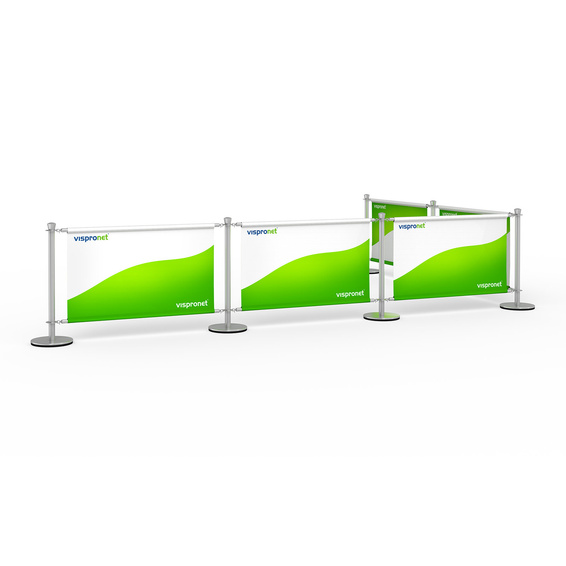 Cafe Banner, L-Shaped Configuration