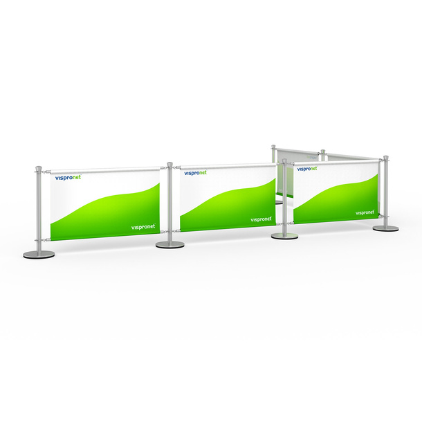 Café Banner, Stellvariante L-Form