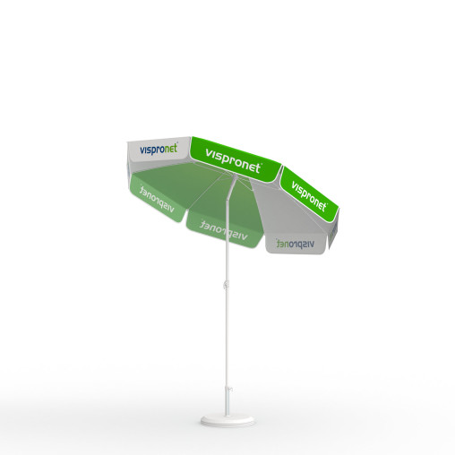 Promotional Parasol, round, 4-piece canopy