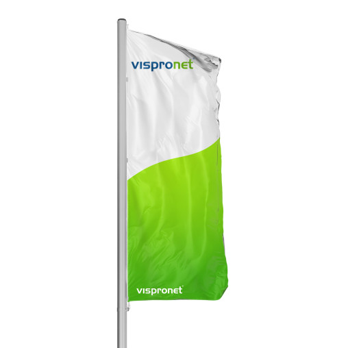 Flag in portrait format with Wind pole