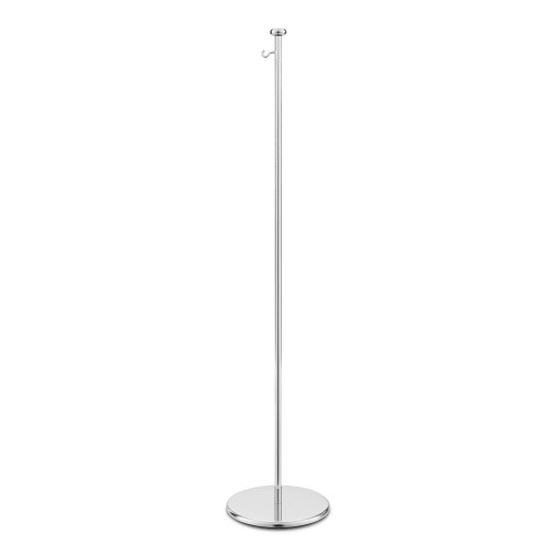 Table Banner Stand, chromed, height 40 cm