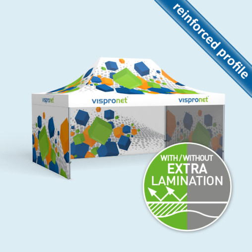 Pop Up Premium 4 x 6 m with 3 printed walls