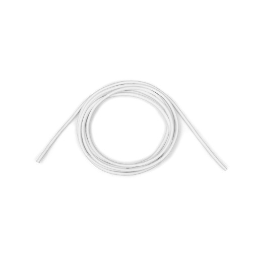 Rubber cord ø 4 mm, white