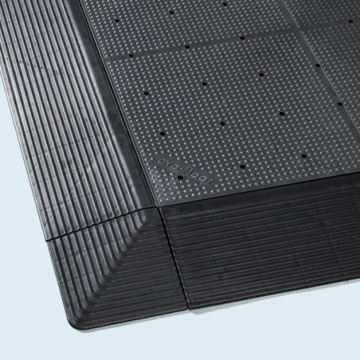 Base plate set for tent floor 3 x 3 m