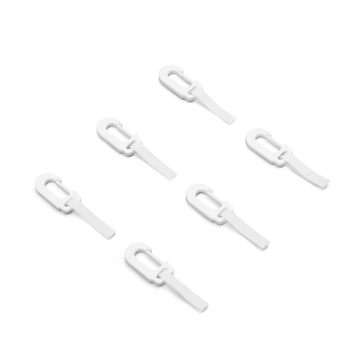 Plastic Snap Hooks, set of 6