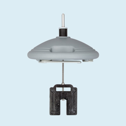 Floating base with swivel and spring for Bowflag® - advertising on water