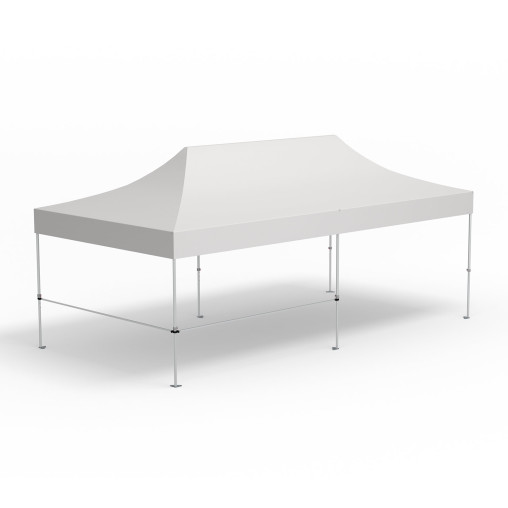 2 crossbars for half-height walls incl. brackets, corner version (4 m | 4 m)