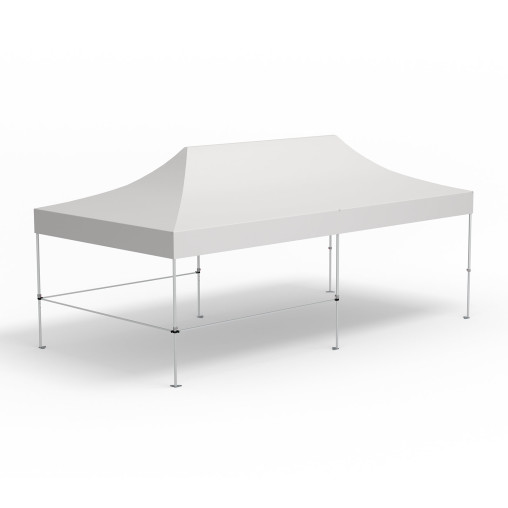 3 crossbars for half-height walls incl. brackets, corner version (4 m|4 m|4 m)