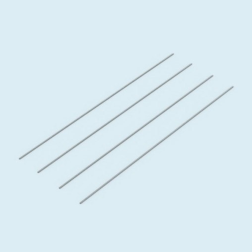 Wire stakes, single stakes for lawn signs, set of 4