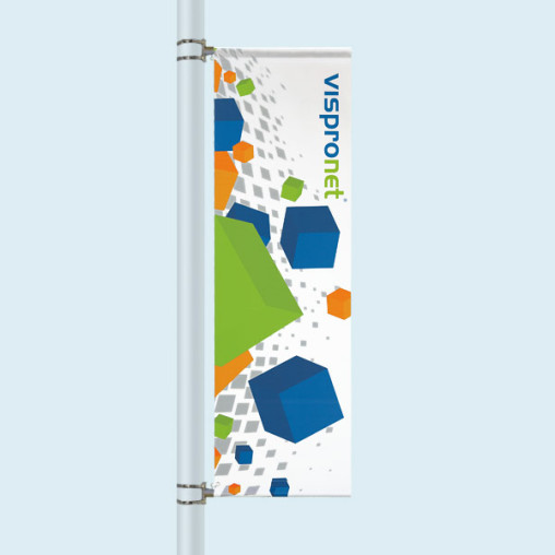 Street Banner Basic, top and bottom banner arm