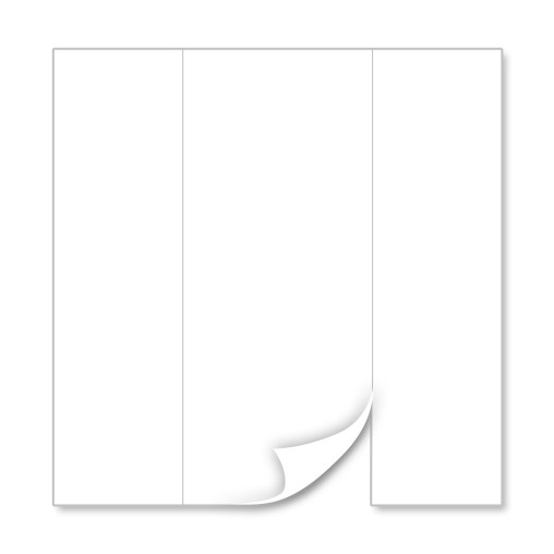 Wall Hexagon with door, white without print, width 200 x 235 cm