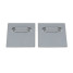 Wall Mount Metal 70 x 70 mm, self-adhesive, set of 2