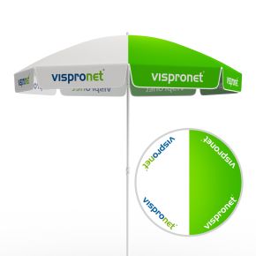 Promotional Parasol, 2-panel canopy