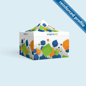 Pop up tent Select 4 x 4 m, 4 walls with print
