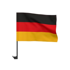 Car flag Germany with flag holder, 3-piece set