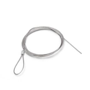 Stainless steel cable ø 1.5 mm with 1 loop