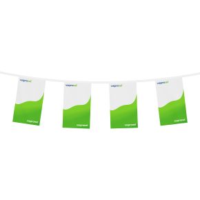Bunting with flags
