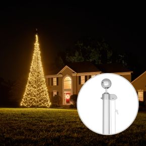 Set Weihnachtsbaum mit Fahnenmast 6 m, Fairybell®