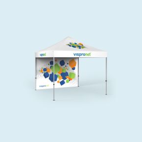 Pop Up Tent Select 3 x 3 m, 1 wall with print