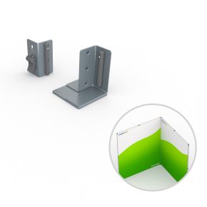 Accessory set keder frame flex - inside corner, left