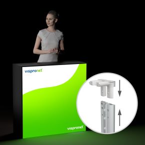 Exhibition counter Lightbox Flex Select