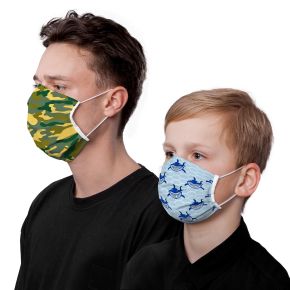 Reusable Motif Face Masks - with earloops