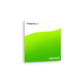 Poster on foamcore in square format 