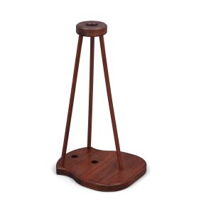 Flag stand, dark wood, 1-pole