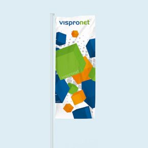 Vertical Flags with independent banner arm Select (80/100/120/150 cm wide)