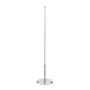 Table Flag & Banner Stand, chrome, height 44 cm